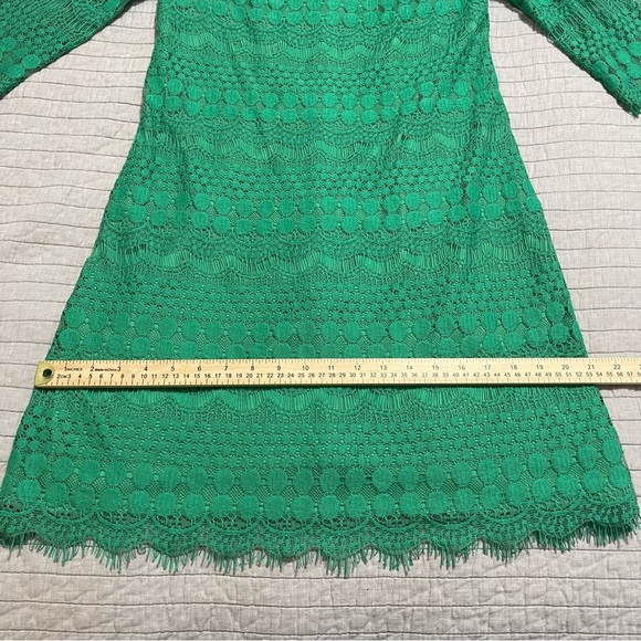 Jessica Howard Women's Lace Sheath Dress Green Size 8 - Picture 5 of 11